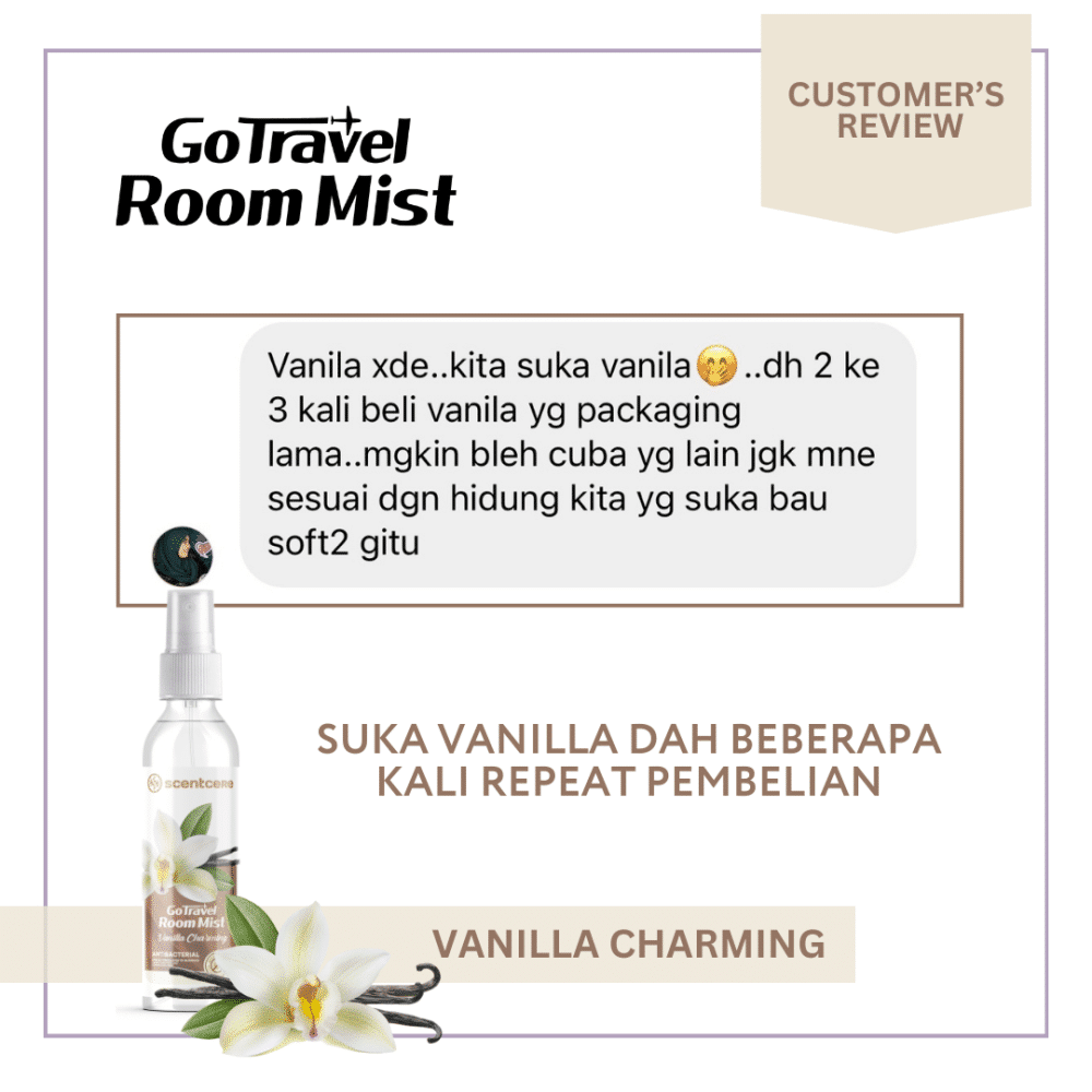 GO-TRAVEL ROOM MIST VANILLA CHARMING - Image 3